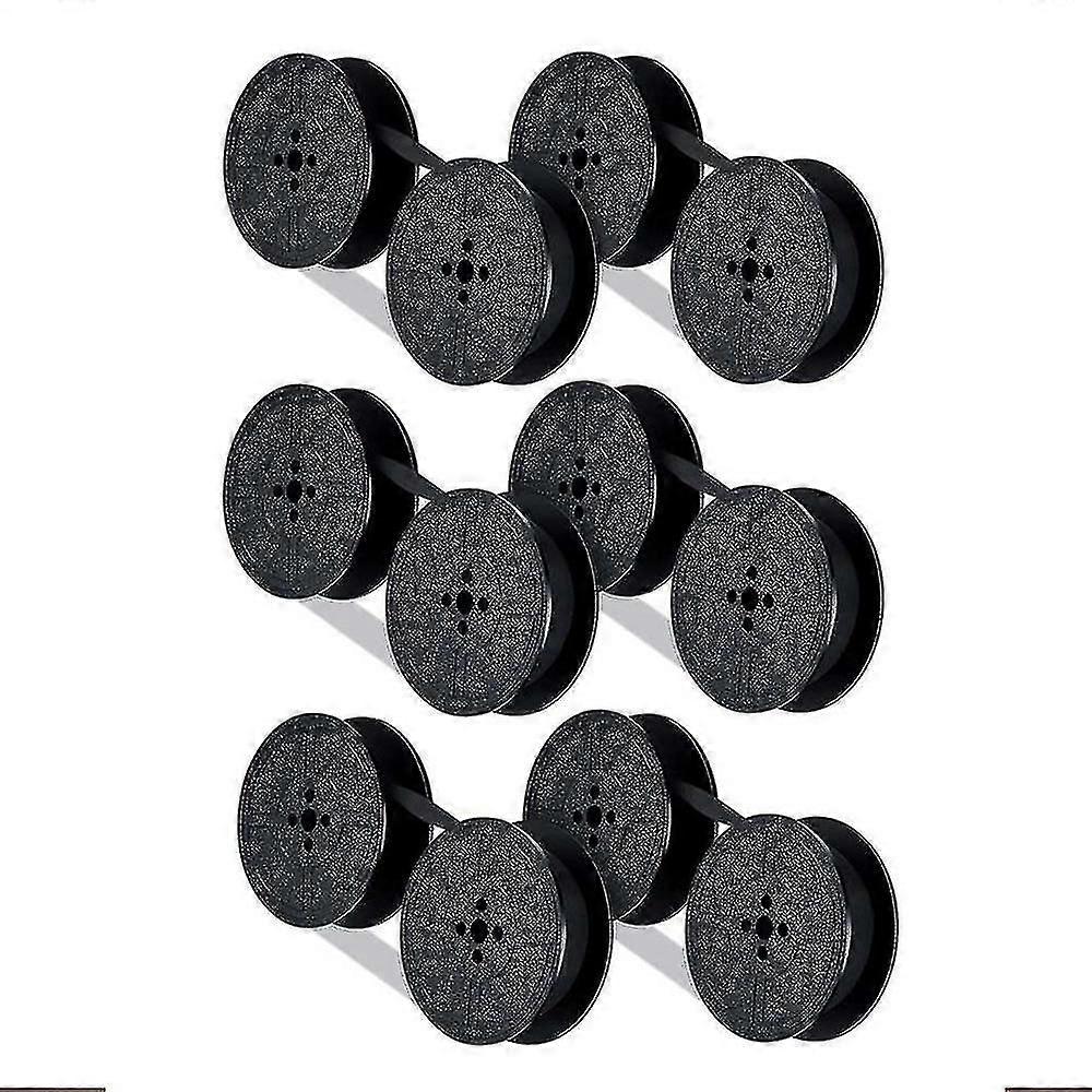 6pack Typewriter Ribbon Spool Typewriter Ribbon Ink Spool Pack Ink Replacement Part For Typewriter(-haoyi