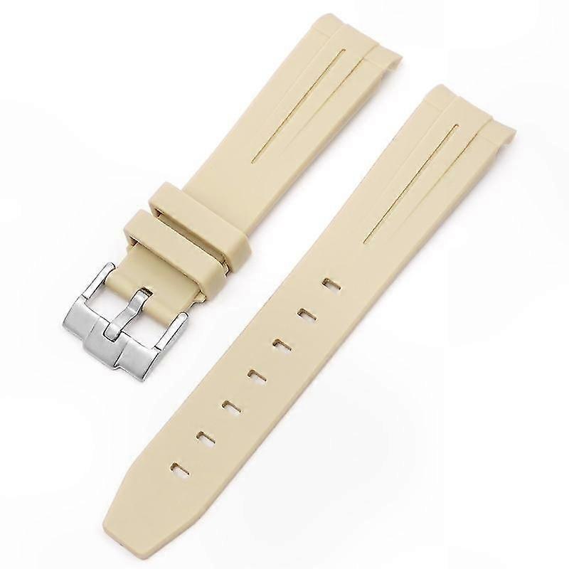 Curved Strap with Square Buckle for Watches 20MM Centre Moon Planet Joint