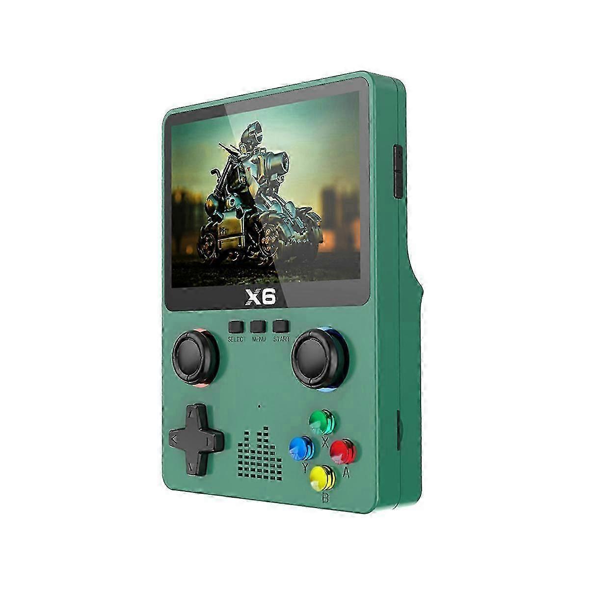 Portable X6 Handheld Game Player 3.5Inch IPS Screen 11 Simulators Video Game Console Gifts for Kids-