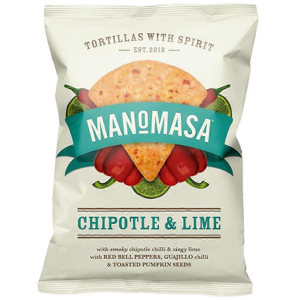 Manomasa Chipotle & Lime Tortillas 140g - 10 Pack