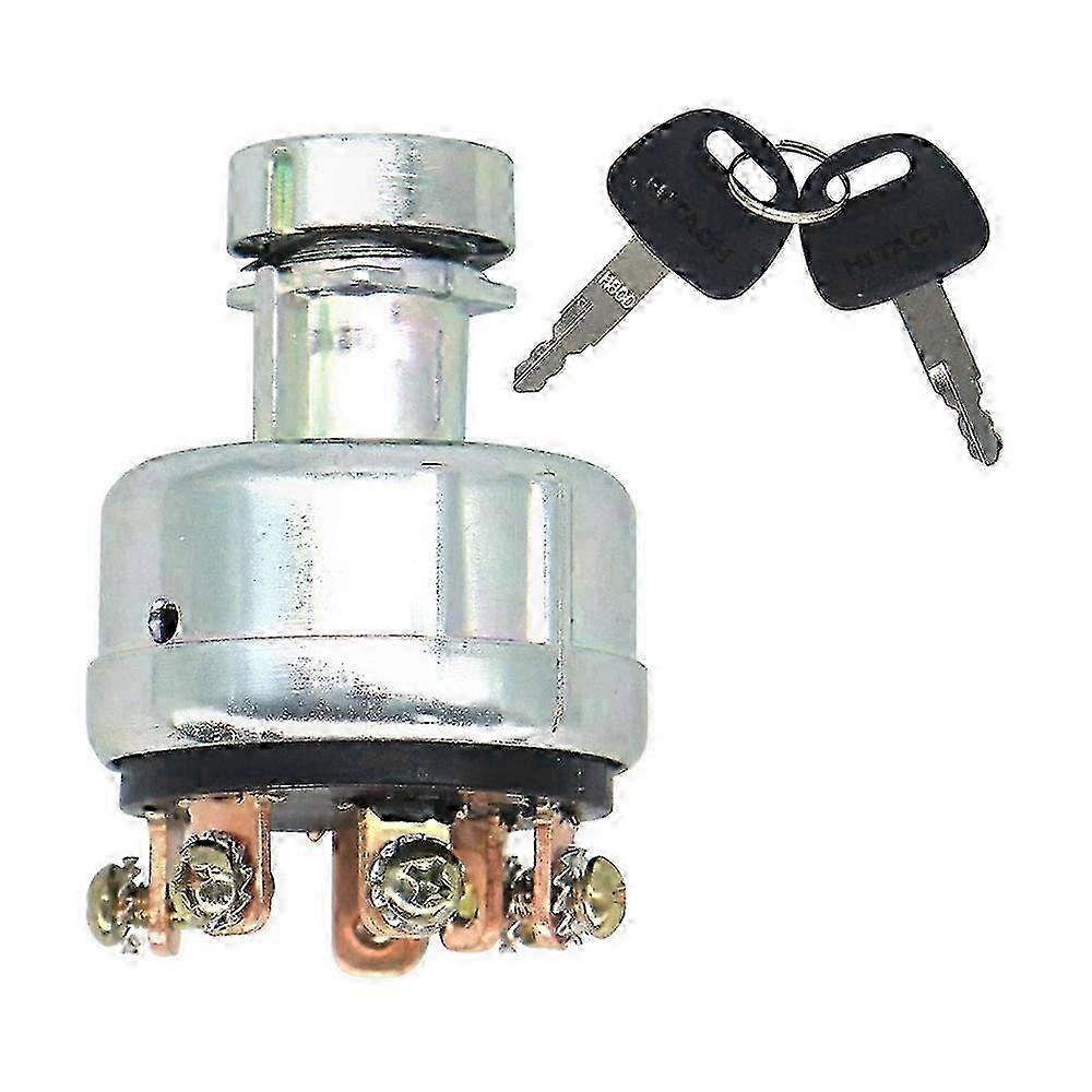 4186743 4186745 Ignition Switch with 2 for EX160WD EX200 Excavator Digger Ignition Switch Lock Cyli