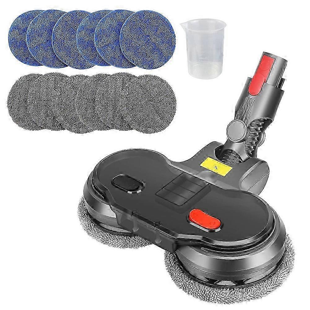 suitable for Electric Wet Dry Mopping Head for Dyson V7 V8 V10 V11 V15 Vacuum Cleaner Mop Attachment with Removab-jc