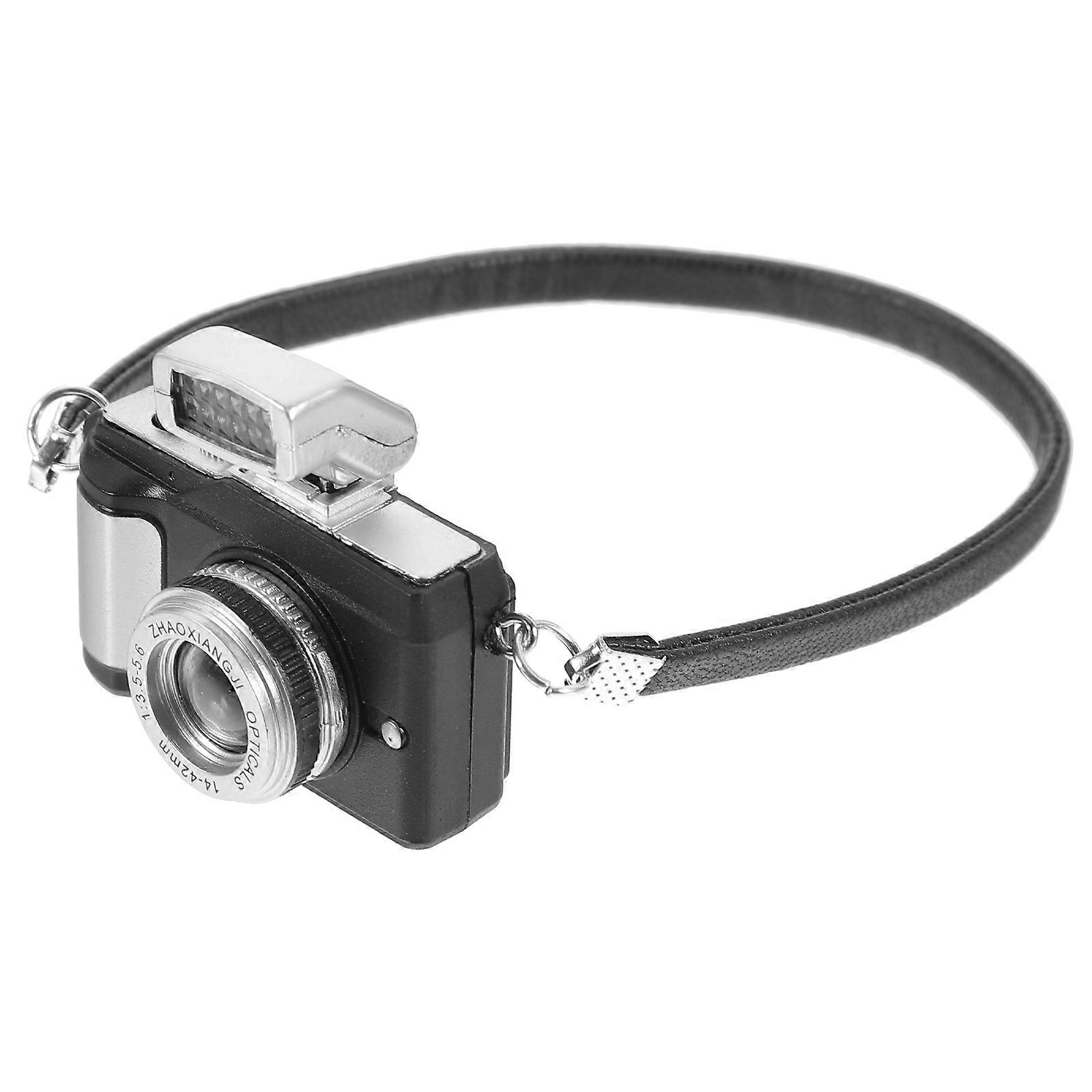Small Camera Model Photo Prop for Decor Desktop Camera Ornament Toy