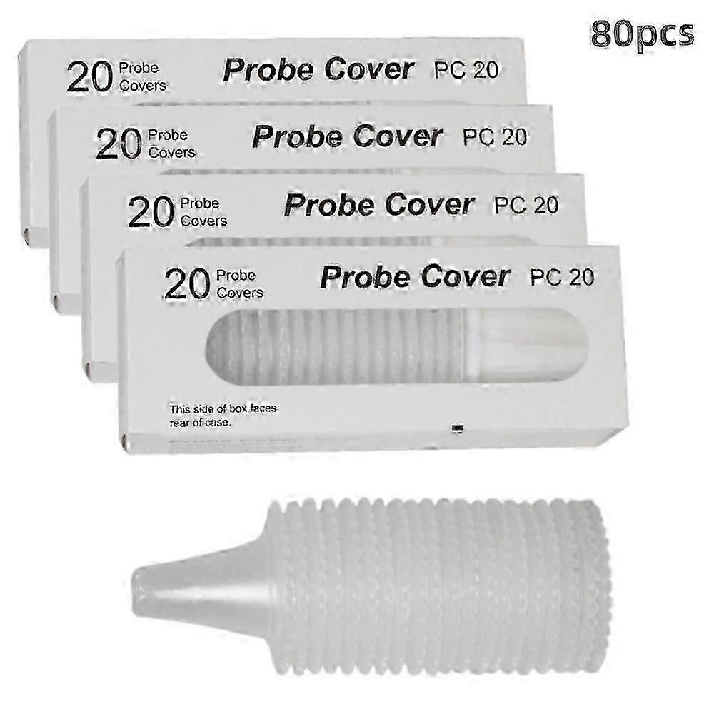 suitable for braun ear thermometer, 60/80/100pcs replacement filter probe cover caps