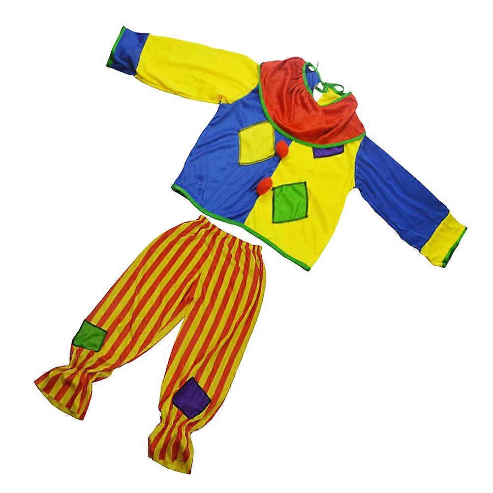 Small Clown Costume Party Costume Performance Clothes 1Set Assorted Color