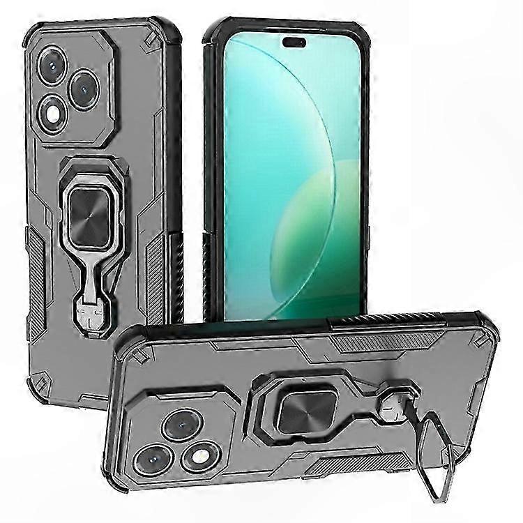 Rotatable Ring Kickstand Case for Smartphone - Shockproof PC and TPU Protective Cover with 360-Degree Rotation Feature