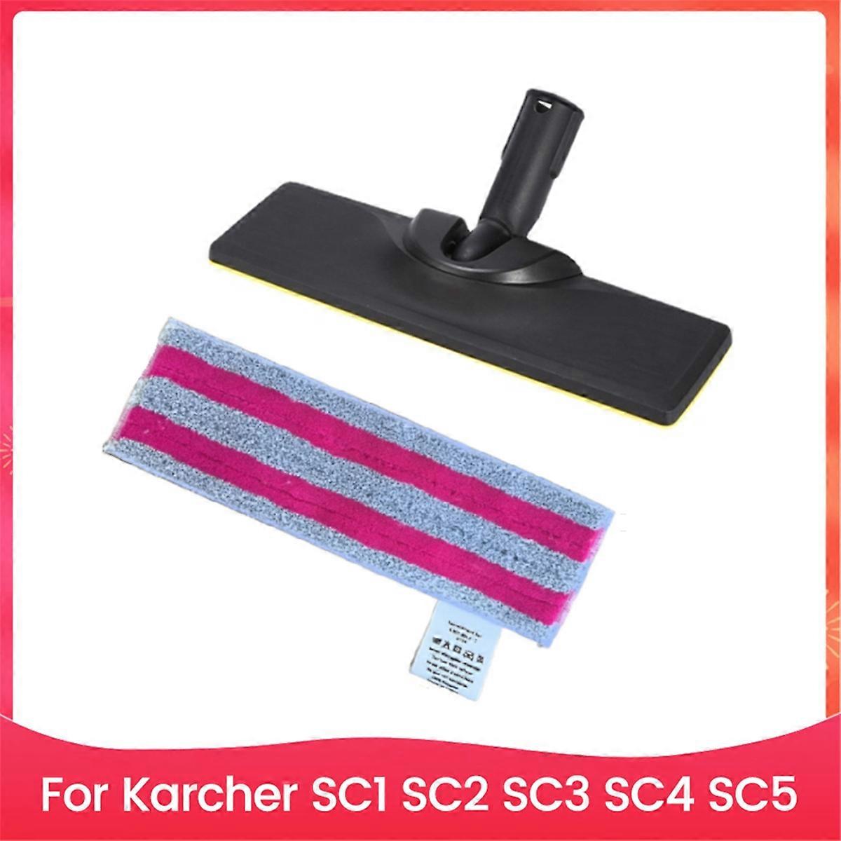 For EasyFix SC1 SC2 SC3 SC4 SC5 Steam Cleaner Parts Replacement Floor Nozzle and Microfibre Mop Cloth A