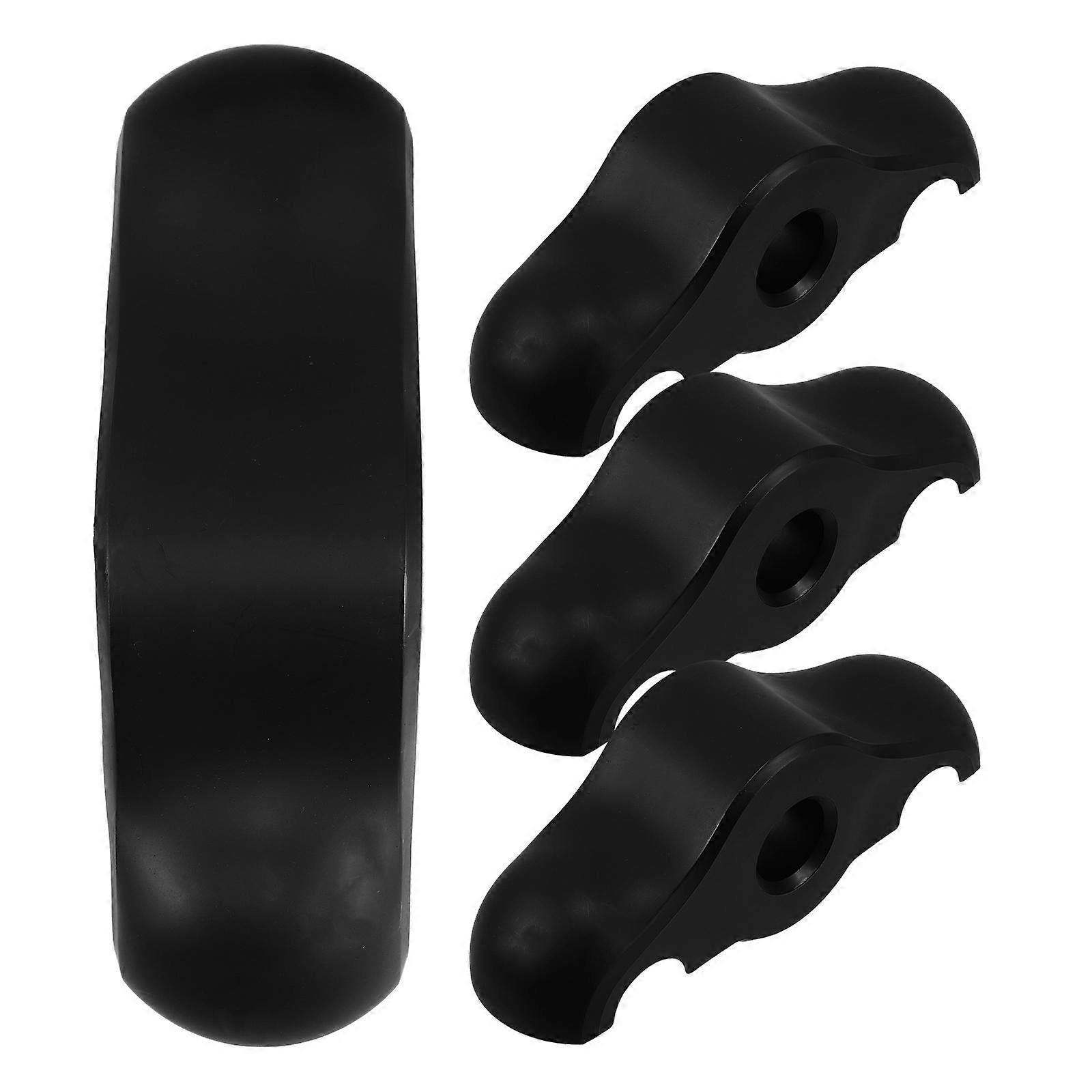 Home Workout Tools Enhanced Performance Rocker Feet Adapters for Indoor Cycling 21.00X7.50X6.00CM 4Pcs