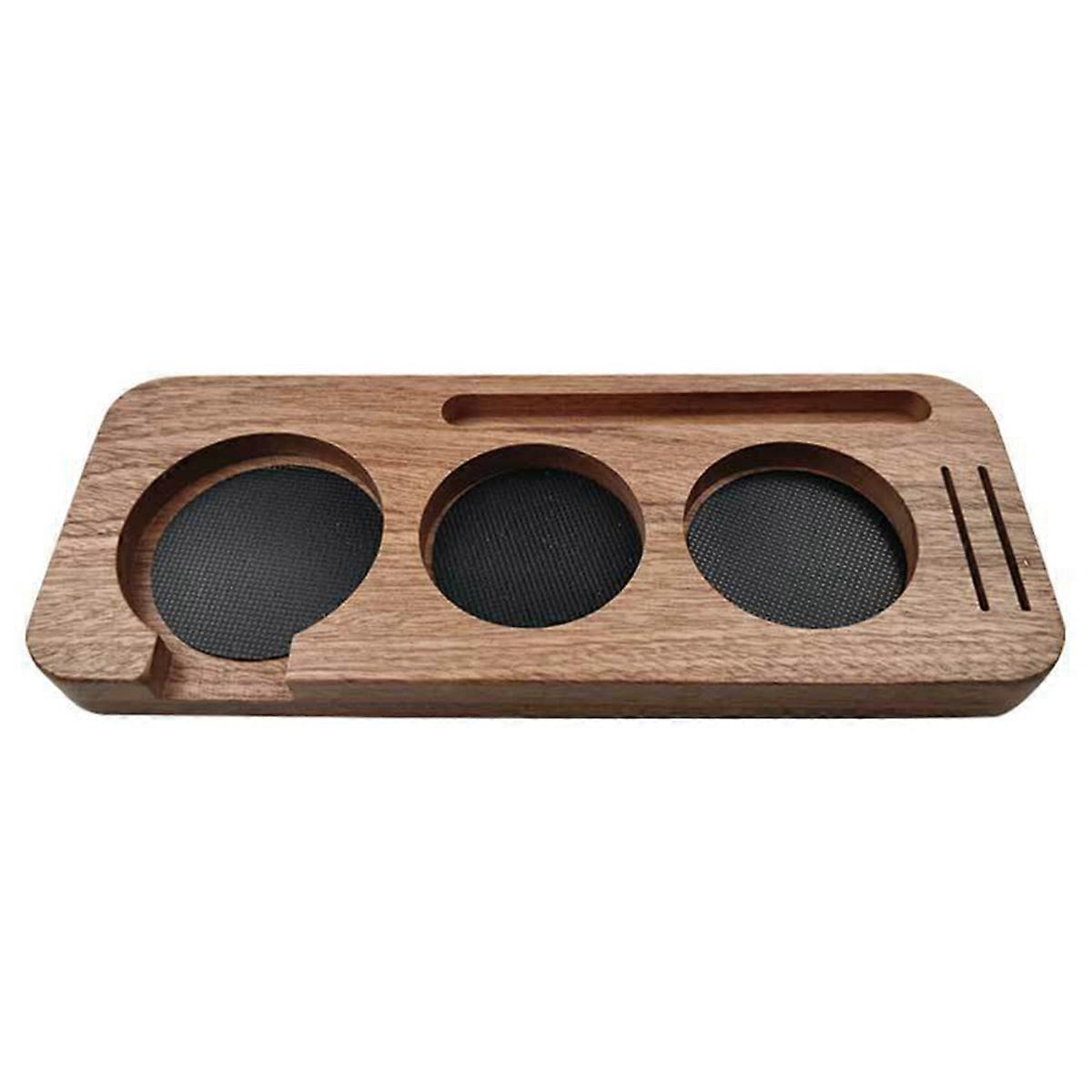 Coffee Tamper Station Stand Coffee Portafilter Holder Presser Stand,B