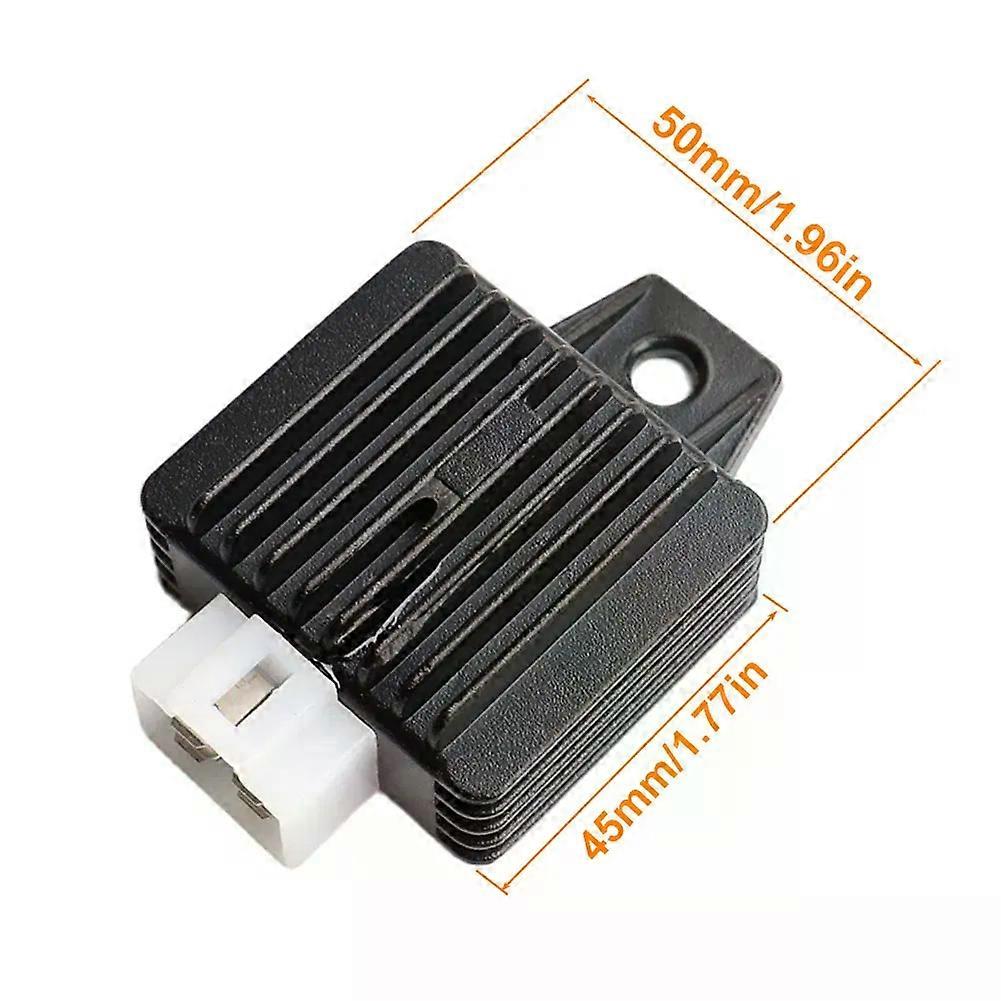 Ignition Coil 5-PIN CDI Box Solenoid 4-PIN Relay Voltage Regulator Spark Plug Kit for 50cc 70cc 90cc 110cc 125cc ATV Chinese Go