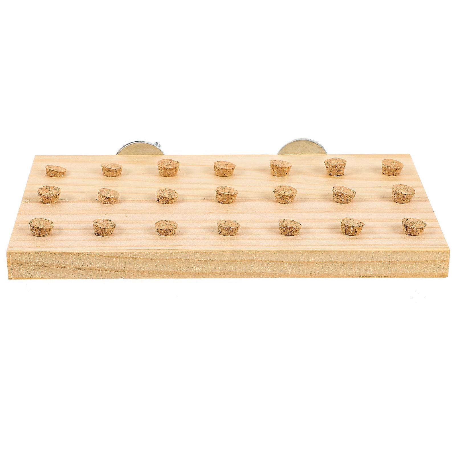 Bird Platform Wood for Parrot Standing Use 4Pcs Perch Playground Accessory