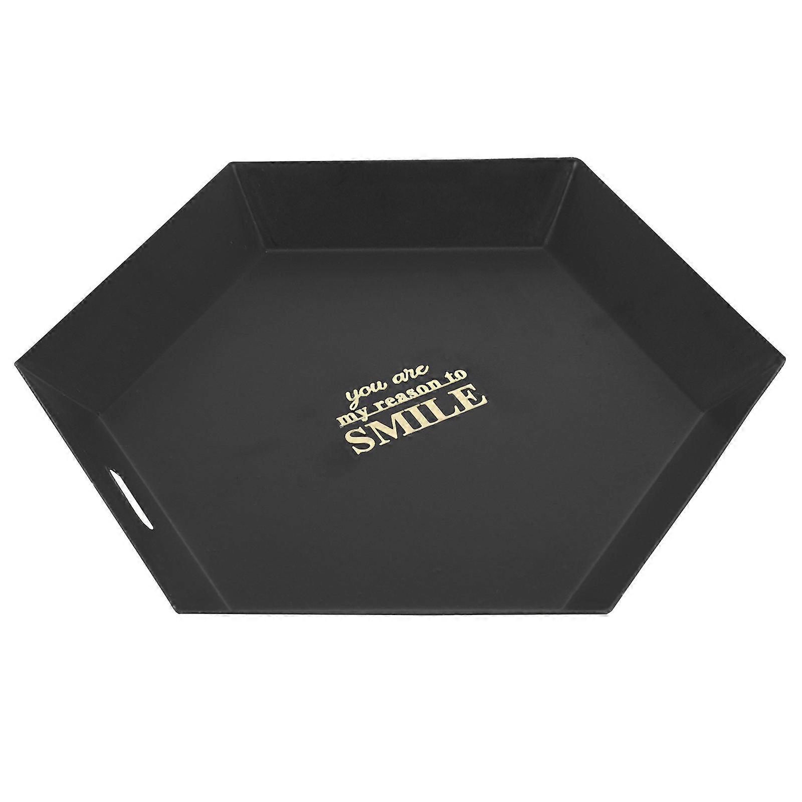 Iron Storage Holder Jewelry Display Case for Storage 2Pcs Desktop Tray