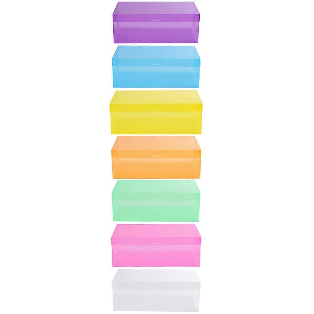 Plastic Shoe Storage Box for Home Use 28Pcs Clear Stackable Boxes