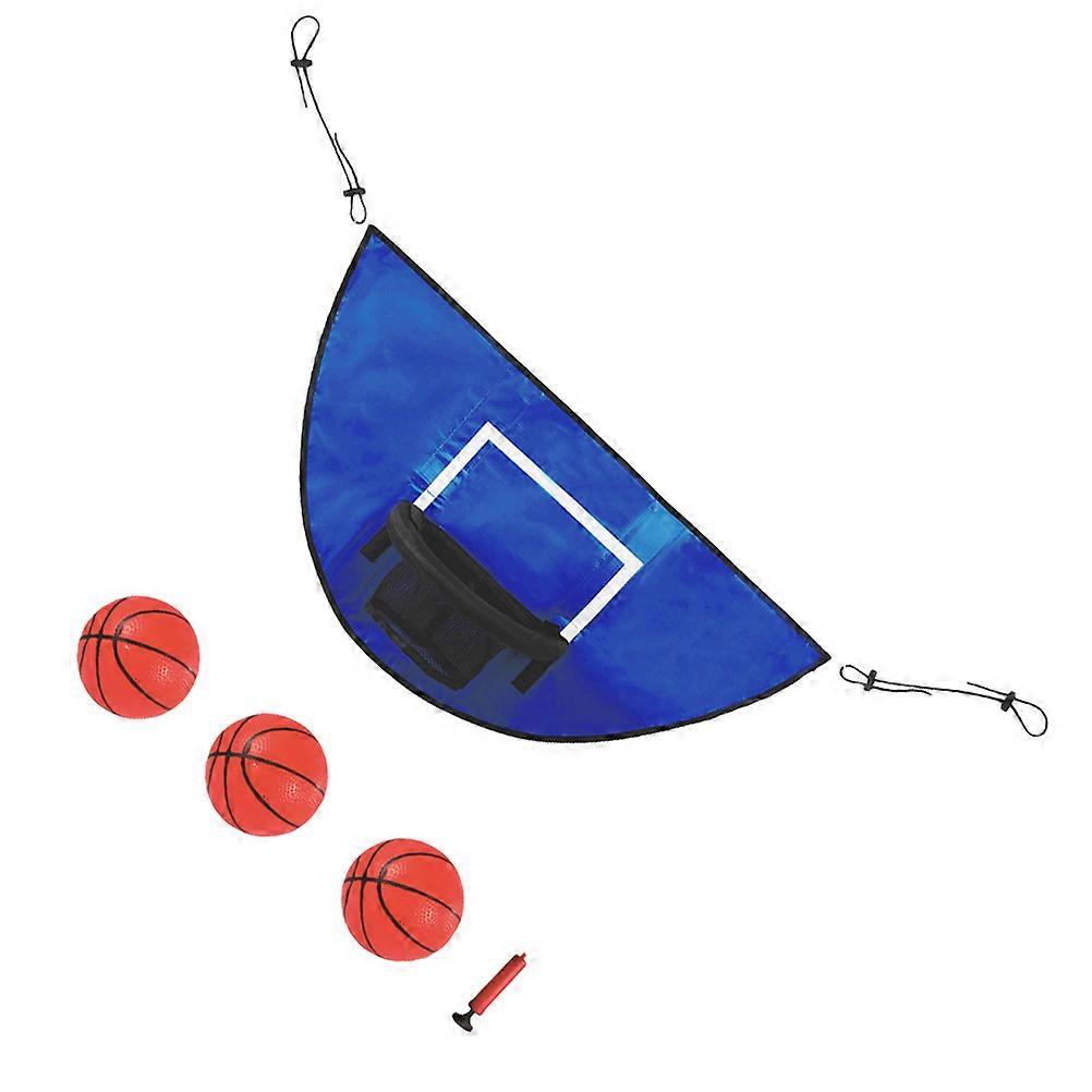 Trampoline Basketball Hoop Indoor Basketball Frame for Training 1Set