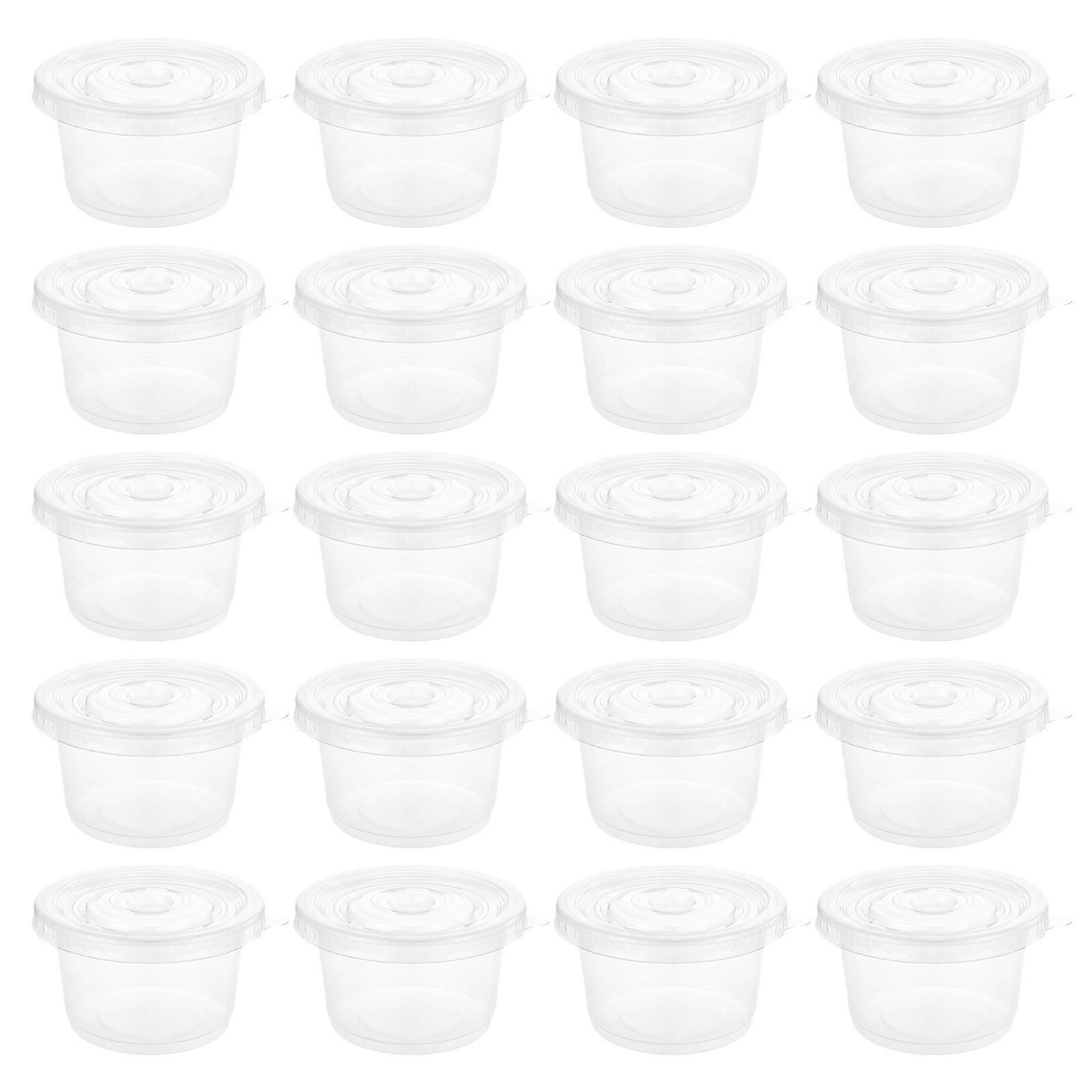 Soup Portion For Storage Takeout Packaging General Consumers 9.5X5.5CM 200ml Simple Design 100Pcs