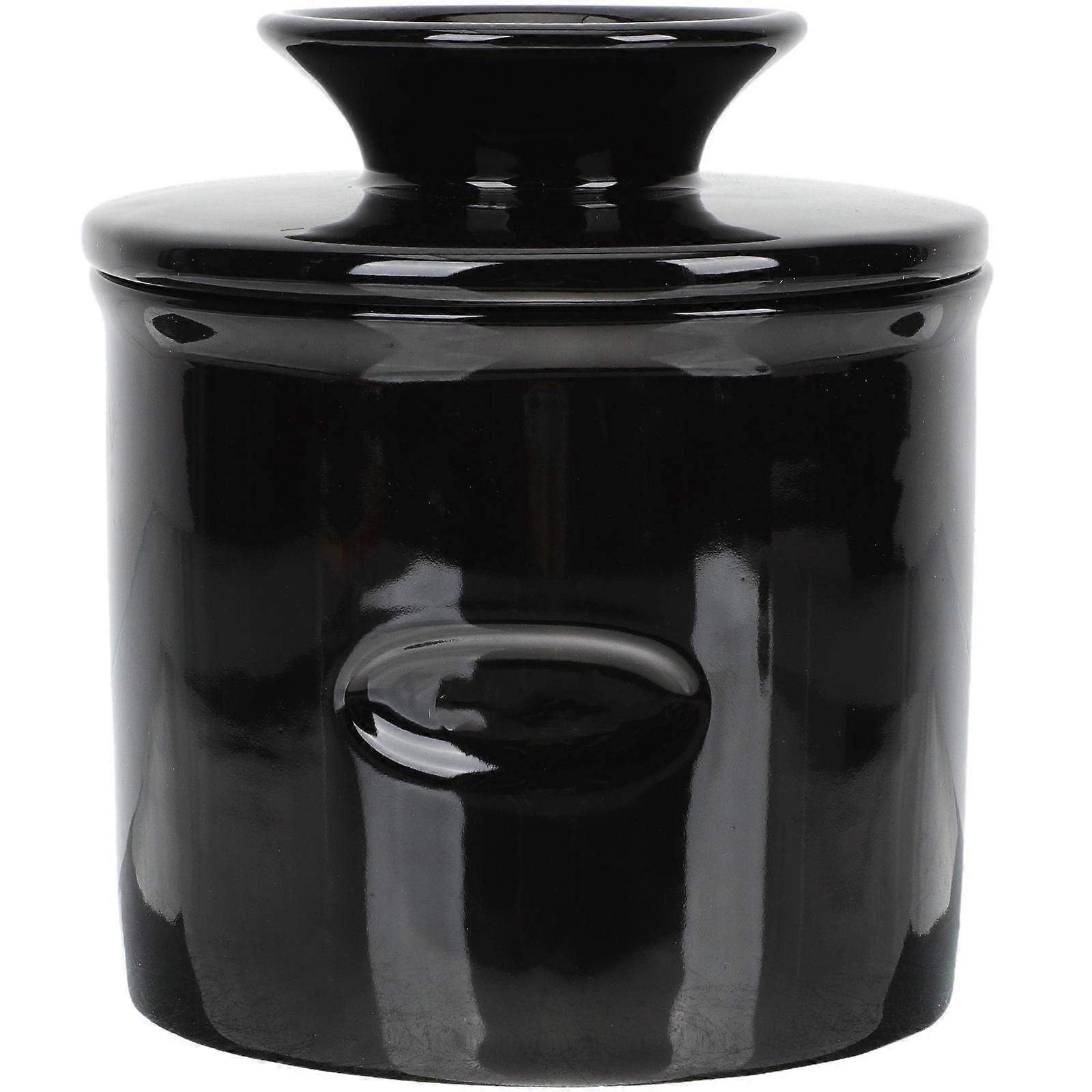 Reusable Butter Box For Restaurant And Dessert Shop 4.7×7.9×3.9in Black Color 2Pcs Storage