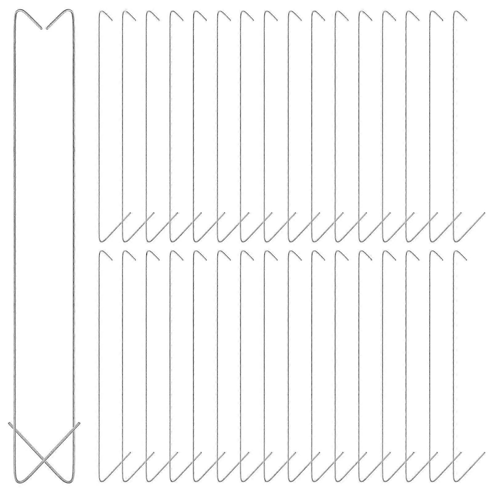 Tree Branch Support Tool Galvanized Steel Orchard Device For Fruit Trees Silver Growth Promotion 50Pcs