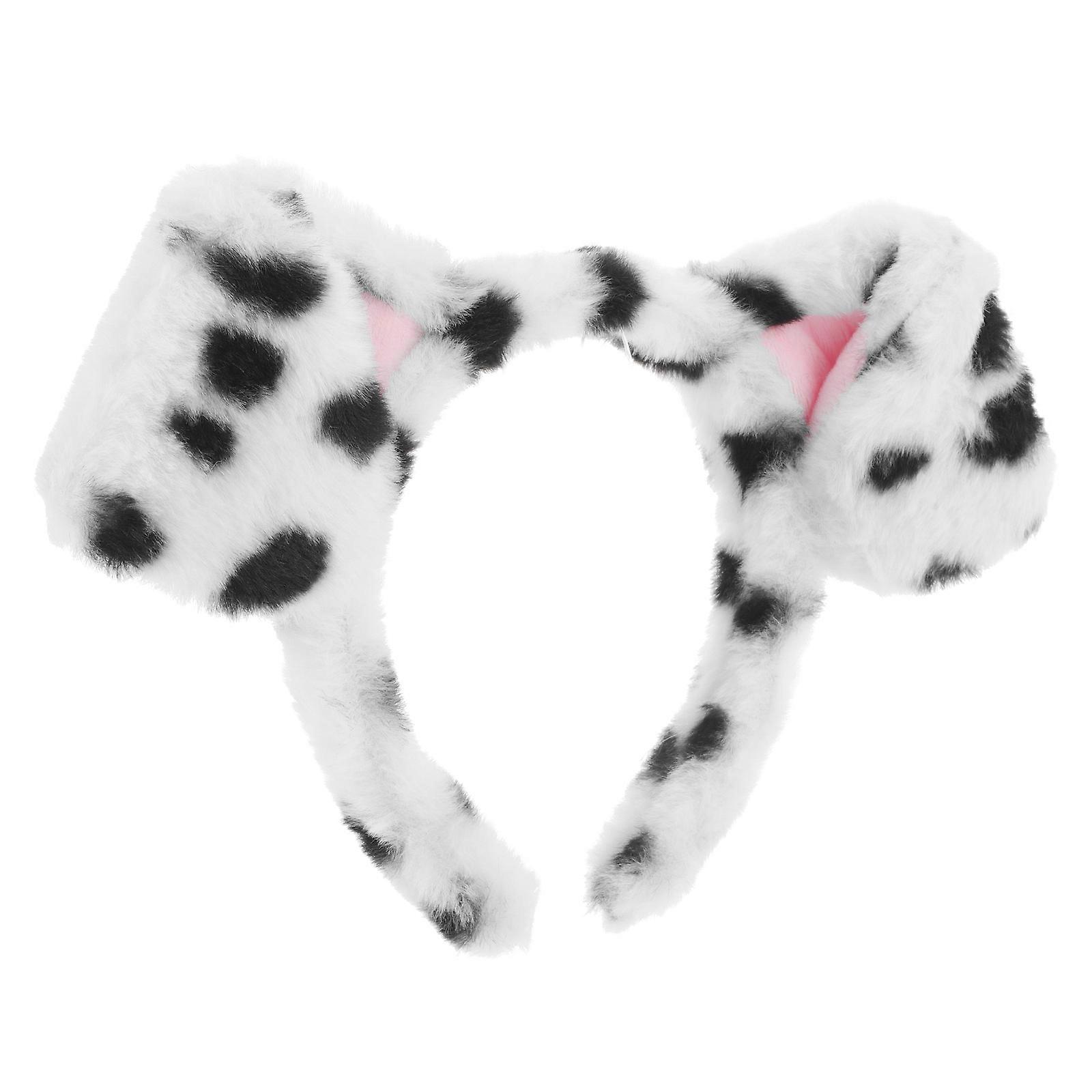 Puppy Headband Dog Ears Cartoon Design Perfect For Cosplay Costume Usage 1Set