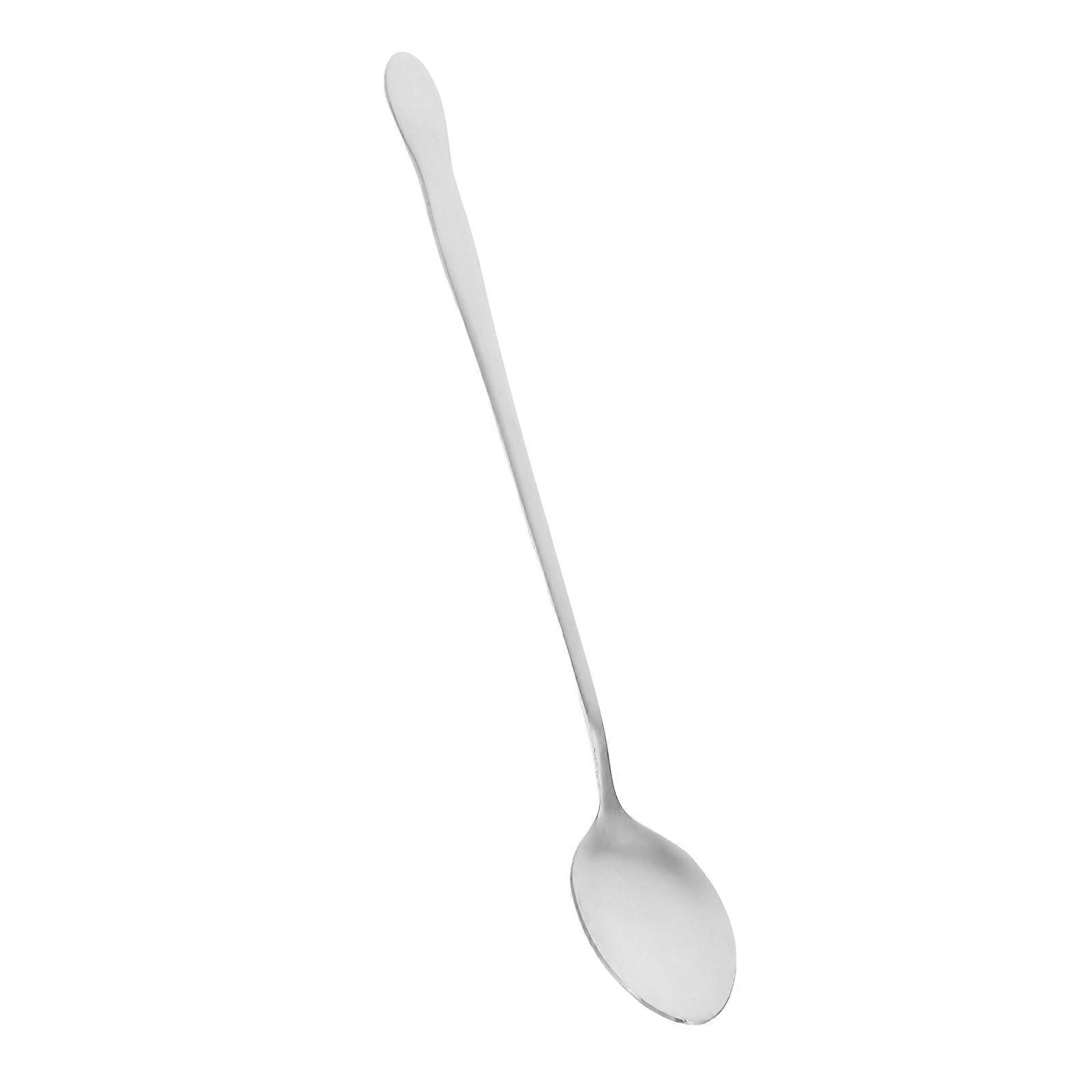 Mixing Spoons For Drinks Long Handle Stirring Spoon Stainless Steel Stirrer for Dessert Preparation Professional Chefs 1Pack