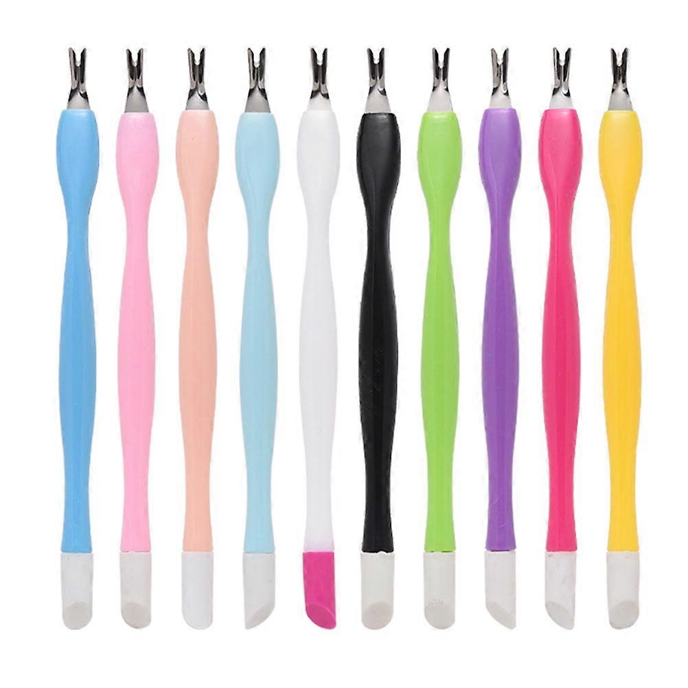 Nail Art Dead Skin Fork Cuticle Remover for Manicure 30Pcs Tools Set