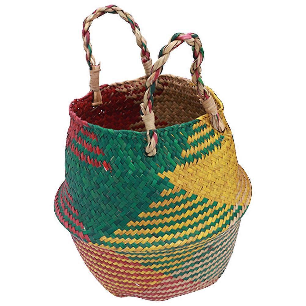 Multi Functional Woven Laundry Container Designed For Home Decor With Sturdy Structure And Unique Style 1Pcs