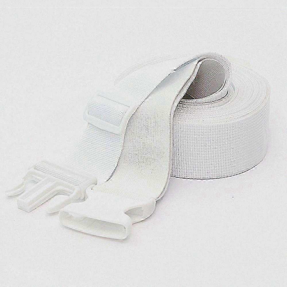 Single Mattress Connector Strap - 10m Length, 5cm White Plastic Buckle for Secure Fastening