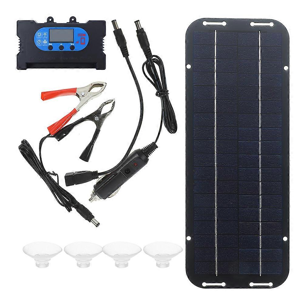 RV Solar Panel Charging System 2 Sets Lightweight Portable Design Suitable For Outdoor Enthusiasts Versatile Use Durable Functionality