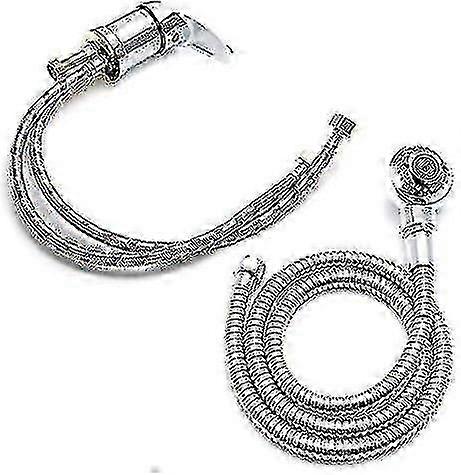 Basin tap set for salon with sprayer and mixer