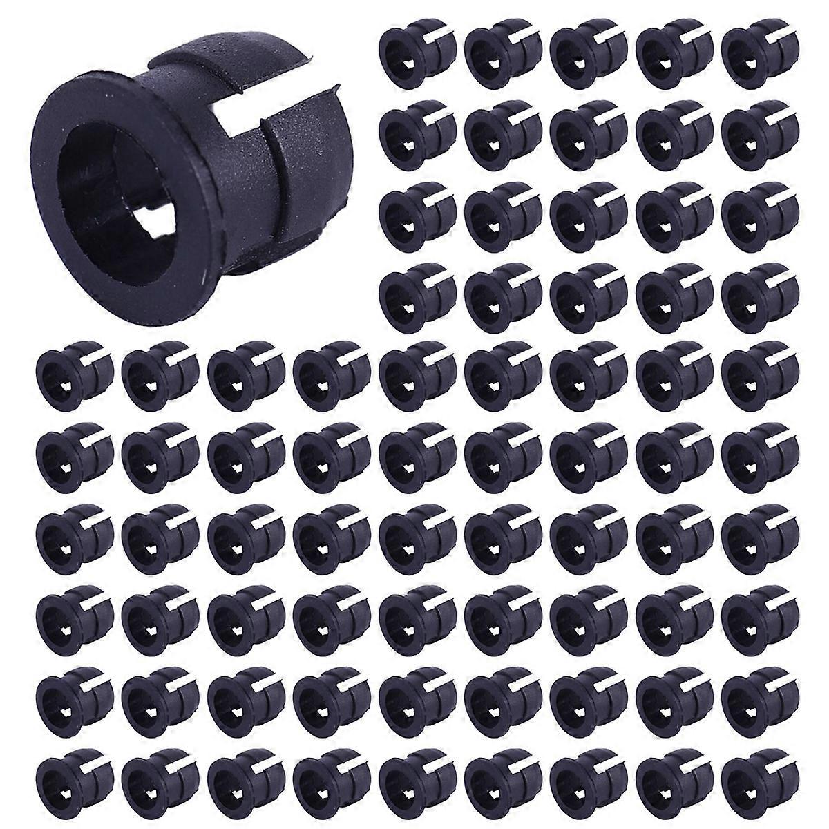 2000 Pieces Black Plastic 5mm LED Clip Holder Display Panel Mount Cases