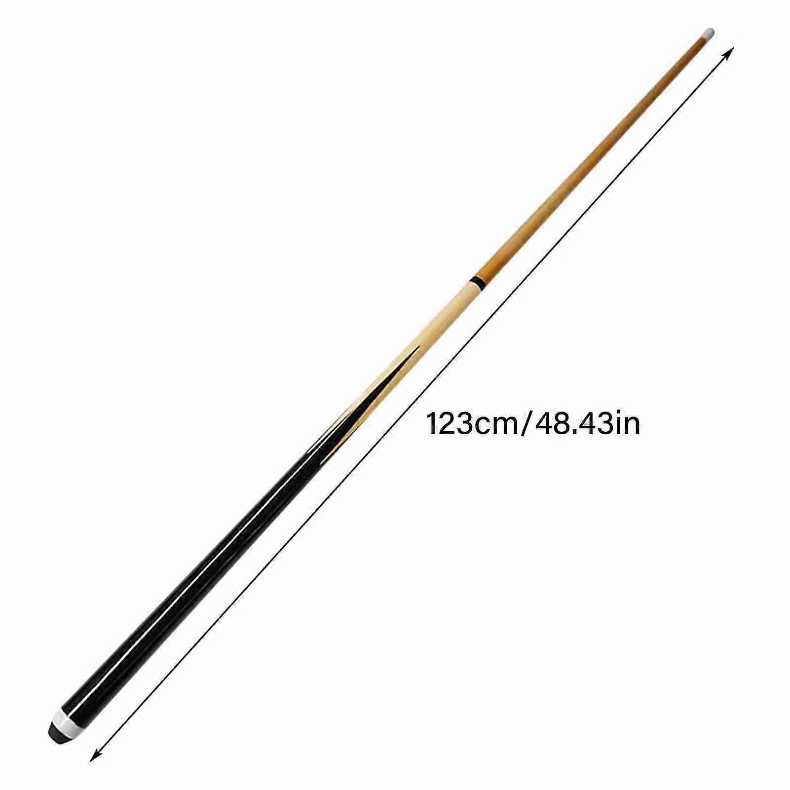 Billiards Cue Children's/Adult's Pool Stick Whitewood Rear Fork Design 1/2 Split Suitable for Home and Bar Accurate and Straight Enhance Your Billiard