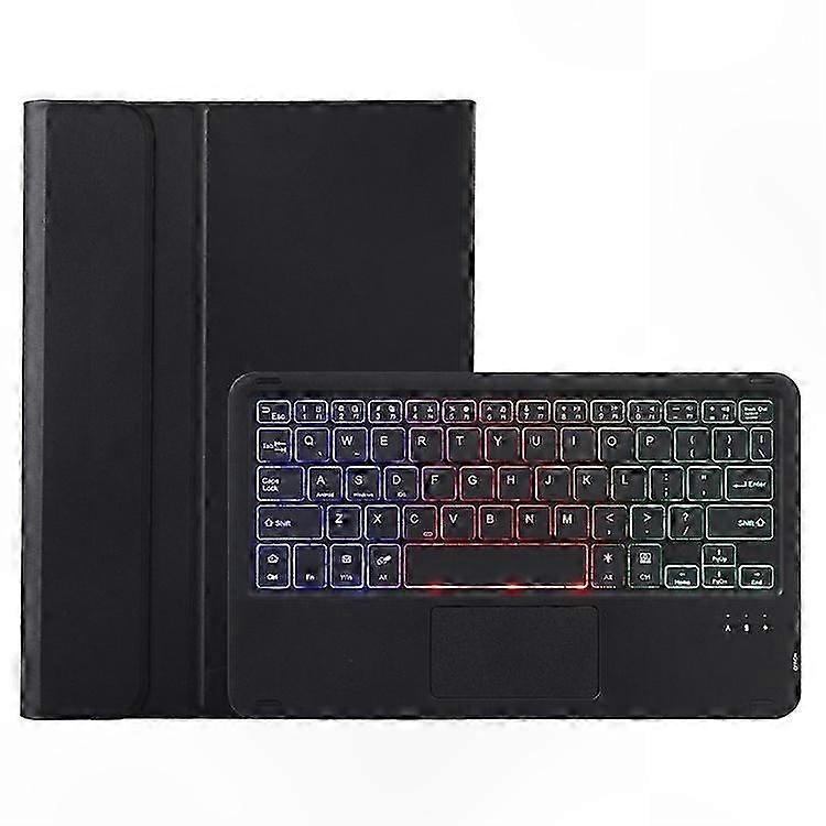 Backlit Keyboard Case for 11 Inch Tablets, Leather TPU Cover with Touchpad, Compatible with Multiple Models