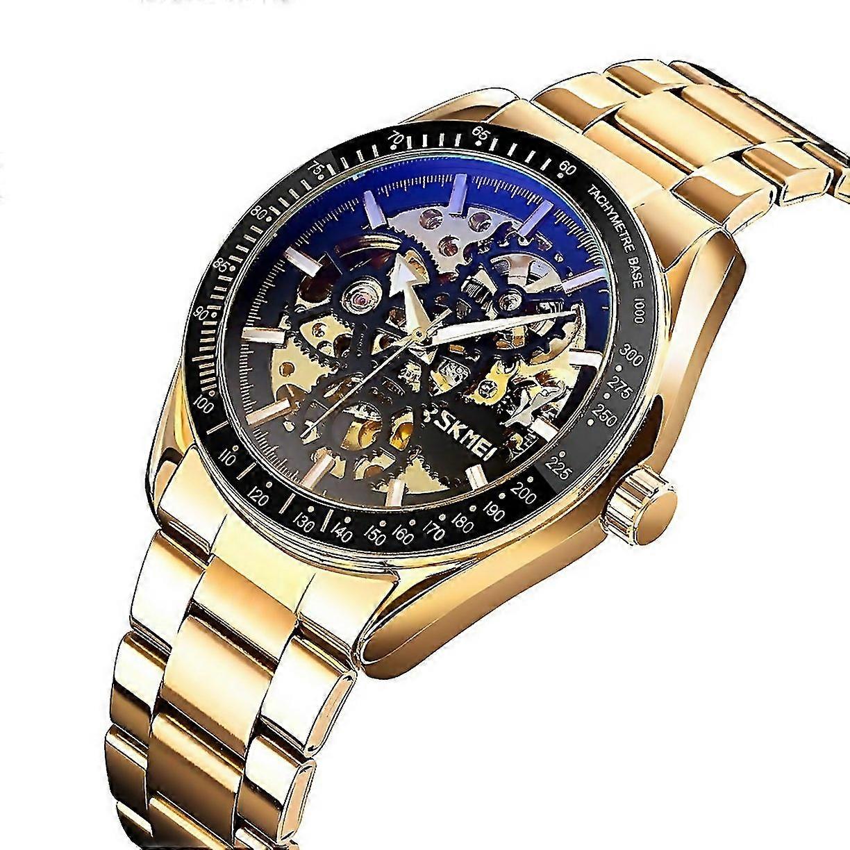 For Skmei 9194 Men Mechanical Gear Dial Automatic Mechanical Watch