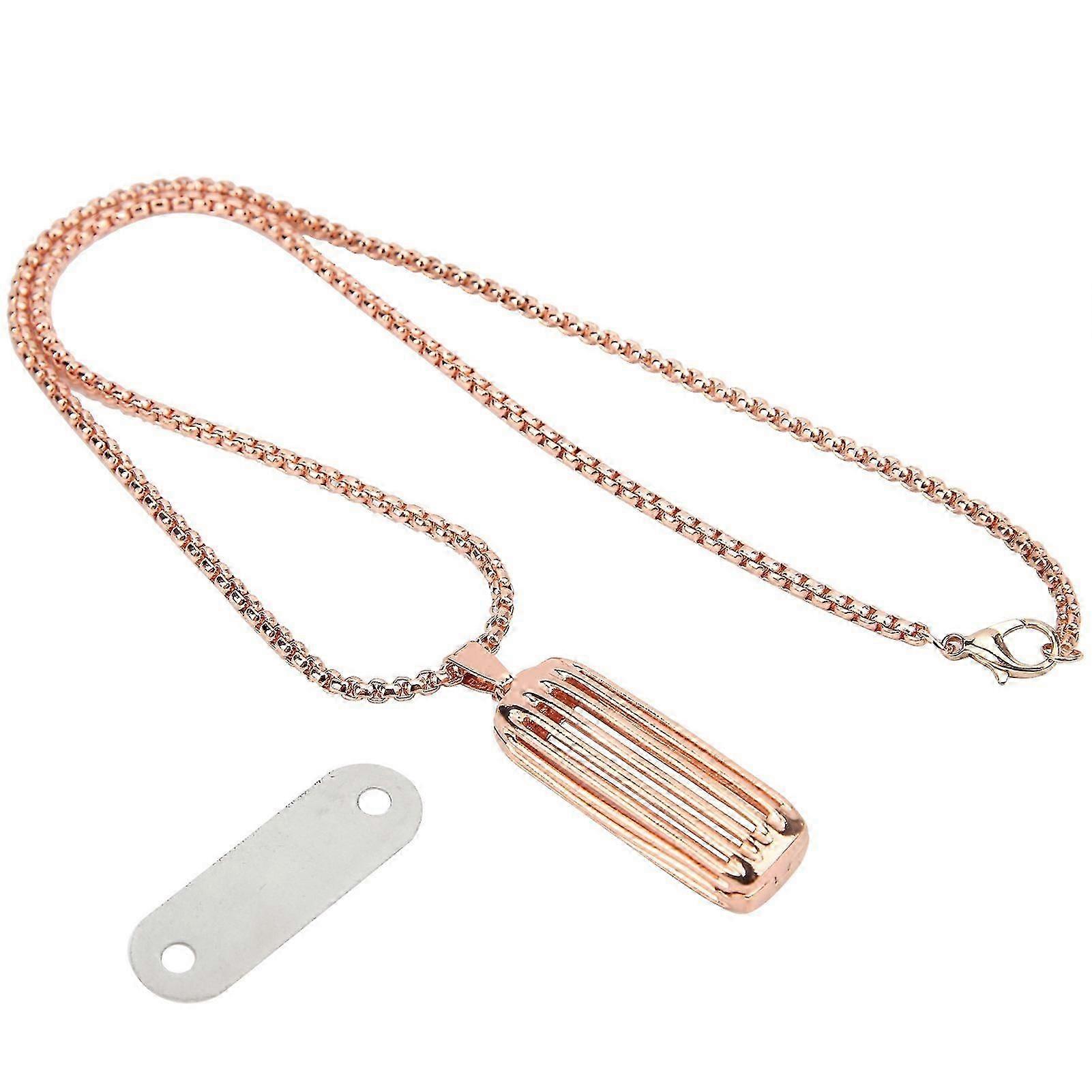 Tragbare Metallhalskette mit Anhänger, Halsschmuck-Zubehör für Fitbit Flex2a