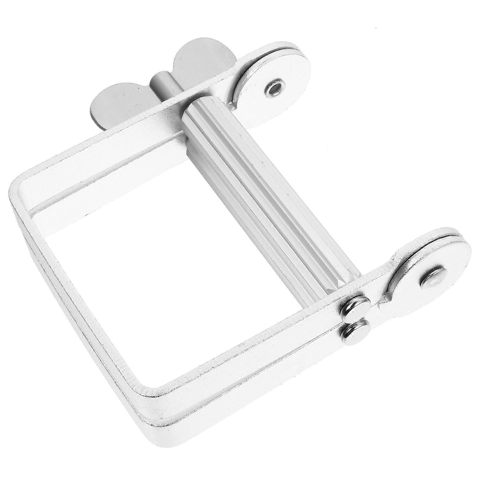 Metal Toothpaste Squeezer Extruder Tool For Household Use With Compact Design And Silver Color For Daily Life Helper 1Pcs
