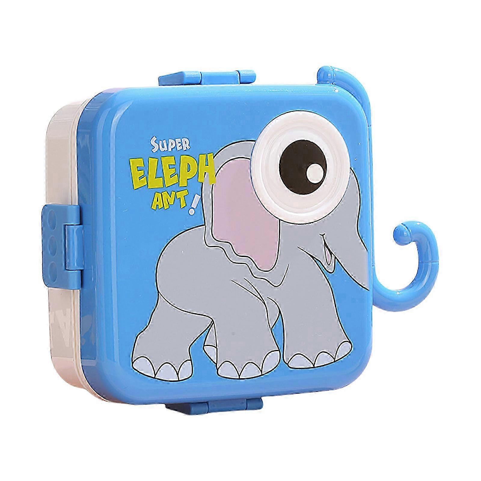 Divided Lunch Box Food Storage Container with Compartments Plastic Lunchbox Dinnerwares for Travel and Everyday Use 26s