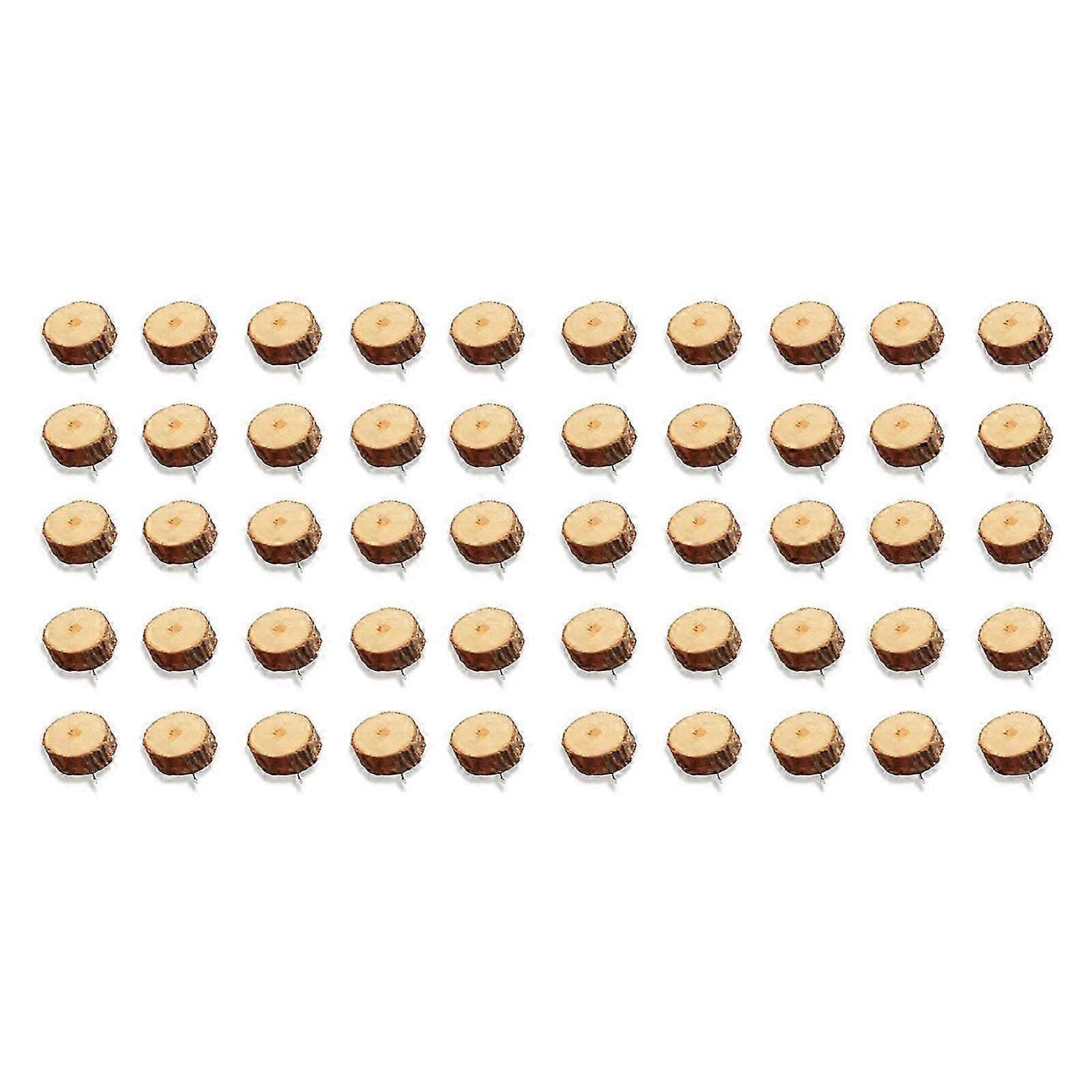 20/40/60 Pcs Multifunctional Message Board Tacks Pine Chip Push Pins Thumb Tacks Poster Pins Decorative Pushpins 26s