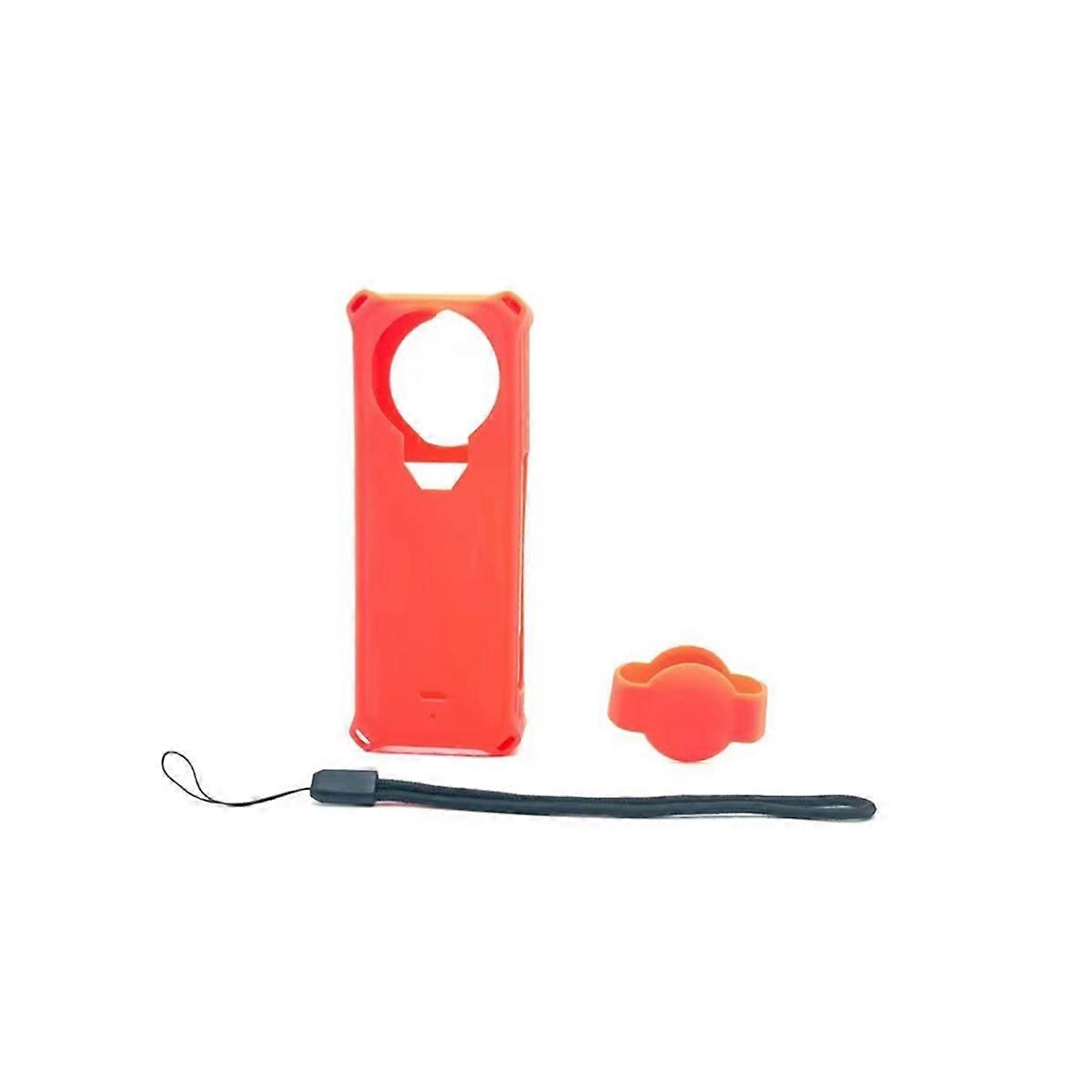 Silicone Protective Case for X5 Camera Anti-Scratch Anti-Drop Dustproof Cover for Enhanced Protection Red