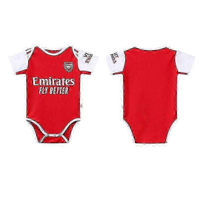 2022-2023ユニークな幼児ベビーサッカージャージー半袖ジャンプスーツ6-18ヶ月