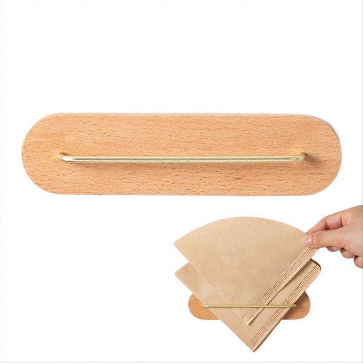 Coffee Filter Holder Save Space Wall Paper Storage Stand Cone Coffee Filter Wall Organizer for Bar