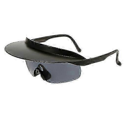 Pyöräilyaurinkolasit, -osaiset visiiriaurinkolasit reunallisilla, ylisuuret aurinkolasit Fash urheilusilmälasit ulkoiluun