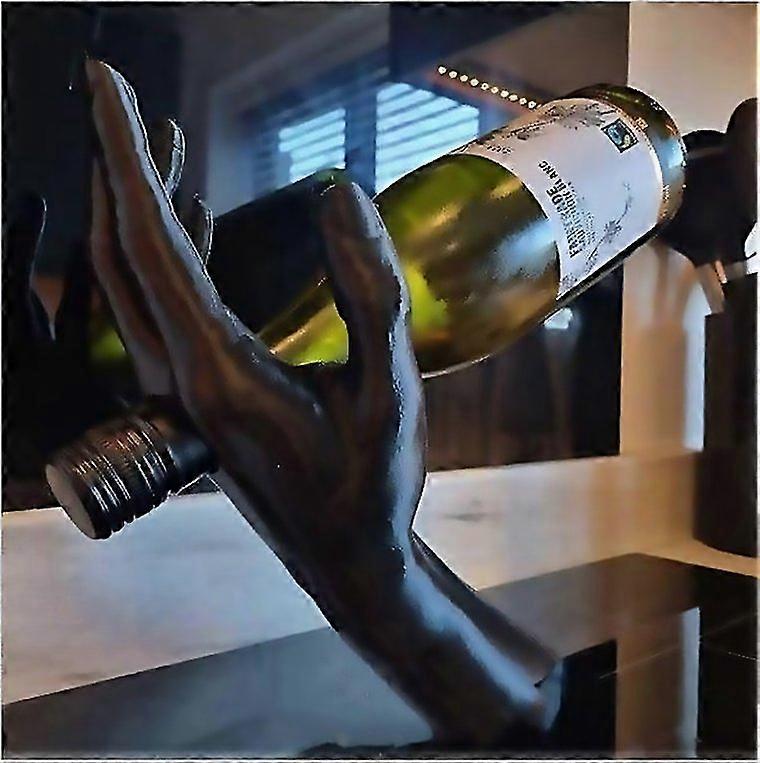 For Handshaped Wine Bottle Holderunique 3d Printed Wine Rackrealistic Hand Design Bar Accessorymoder