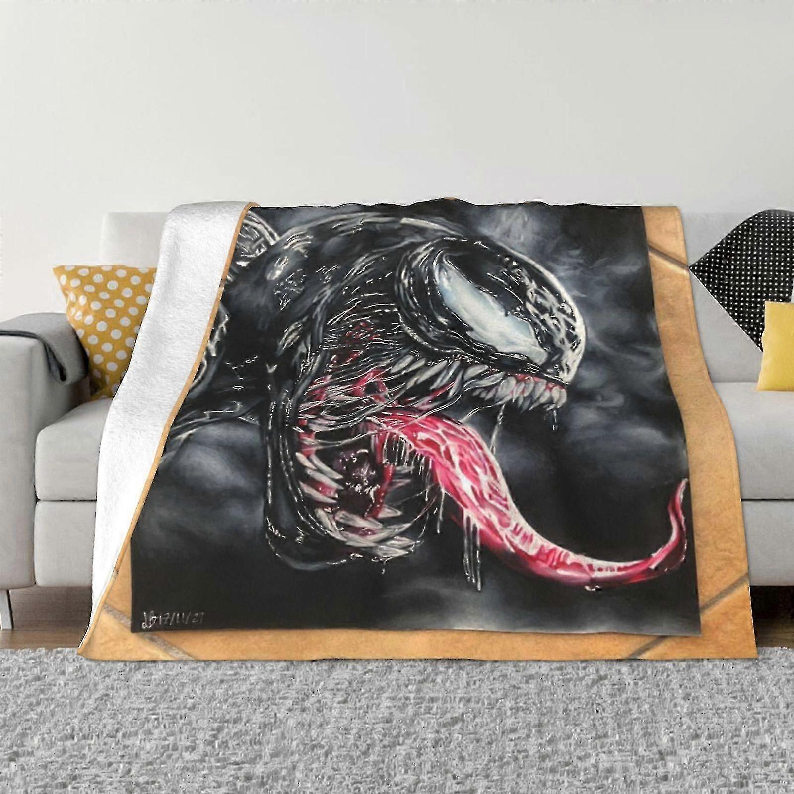 Blanket Venom flannel blanket, warm sofa bed, living room, all season universal, multiple sizes to choose fromxnsjc913