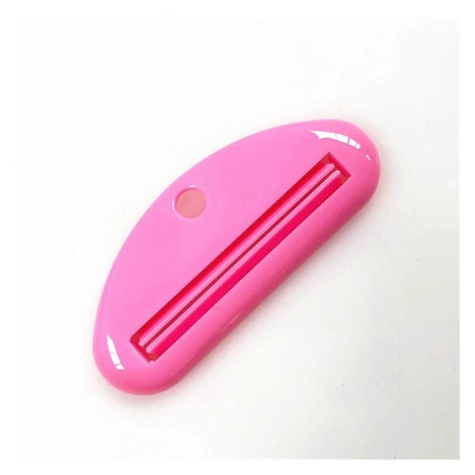 Toothpaste Squeezer Pink 1Pc  Tooth Paste Holder, Oral Care Bathroom Tool, Rolling Squeezing Dispenser