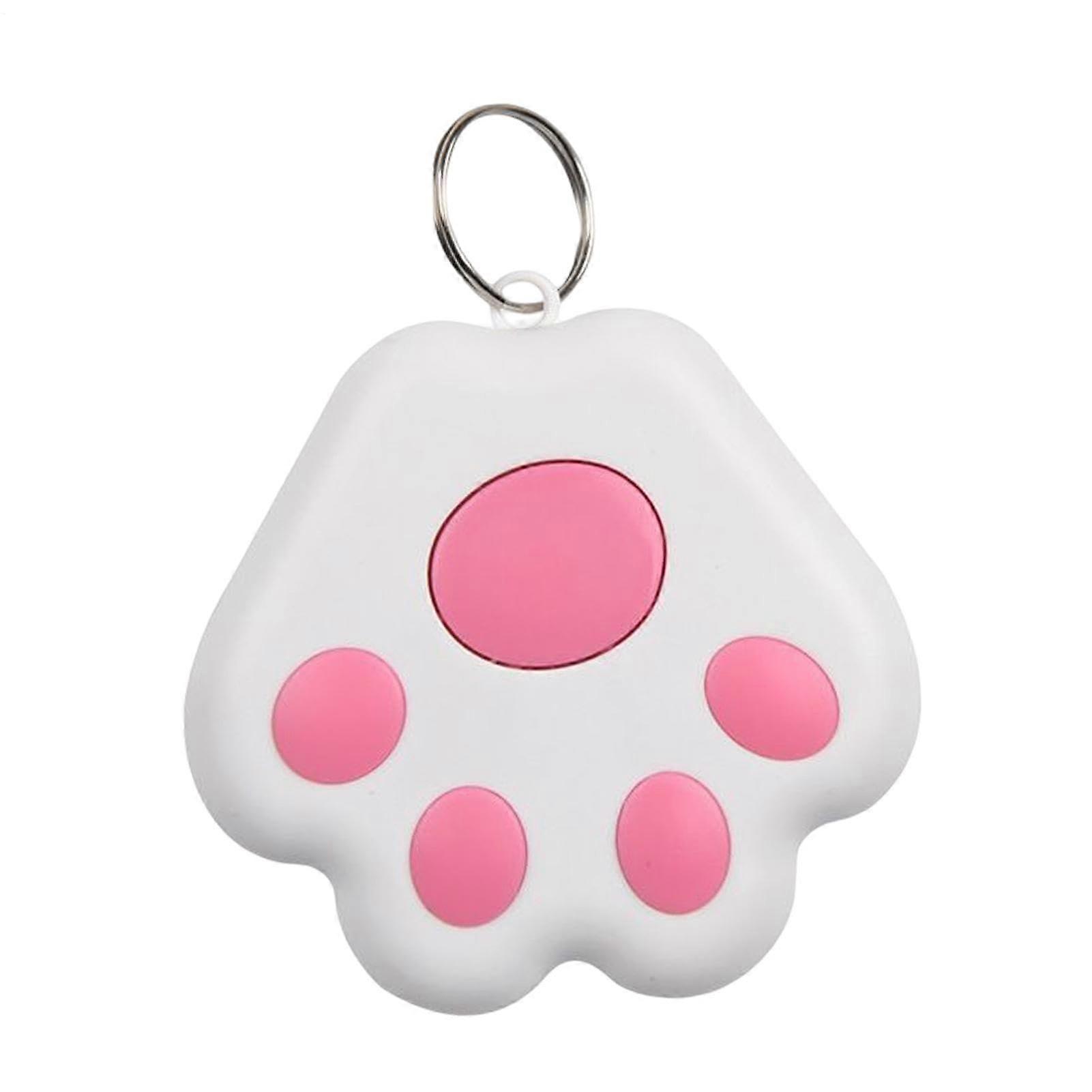 Dog Locator Mini GPS For Pets Cat Claw Shape Pink RealTime Positioning Pet Tracker Tags Key Finder Wallet Tracker