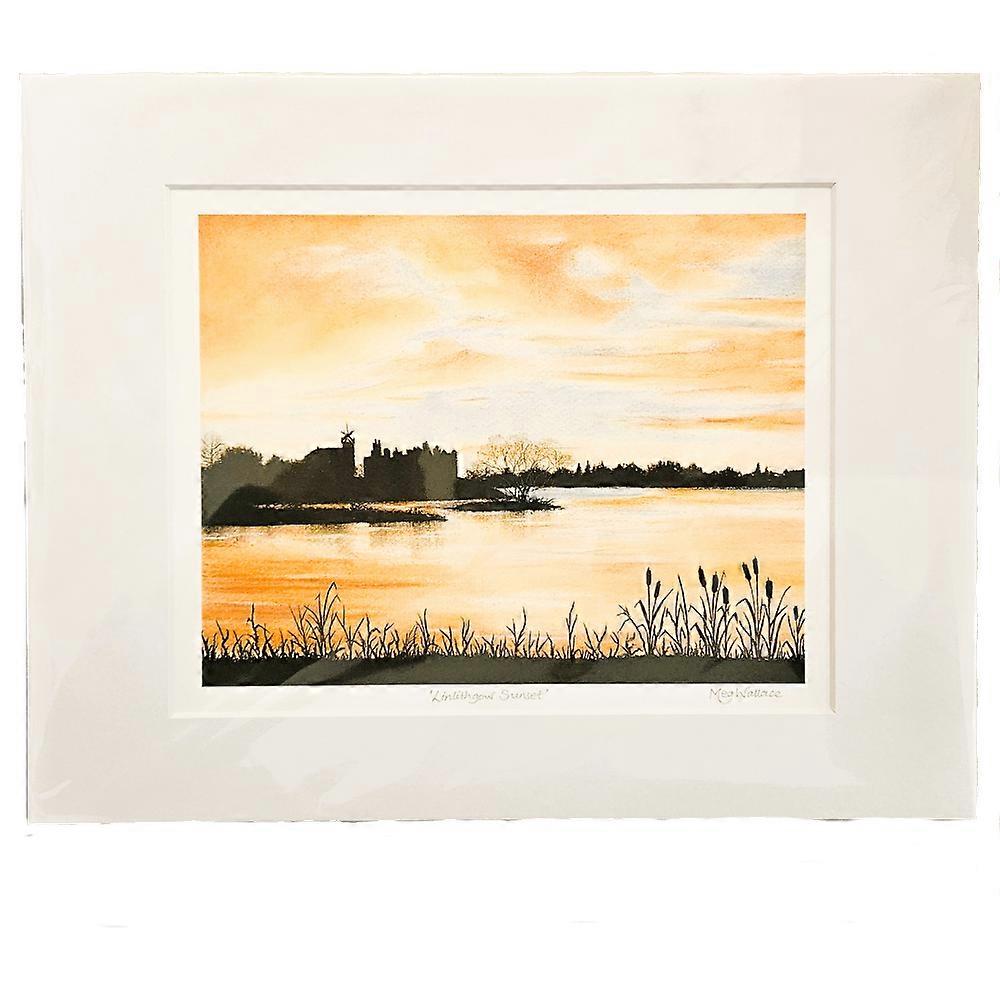 Linlithgow Sunset Signed Print (11"x14") by Meg Wallace Art