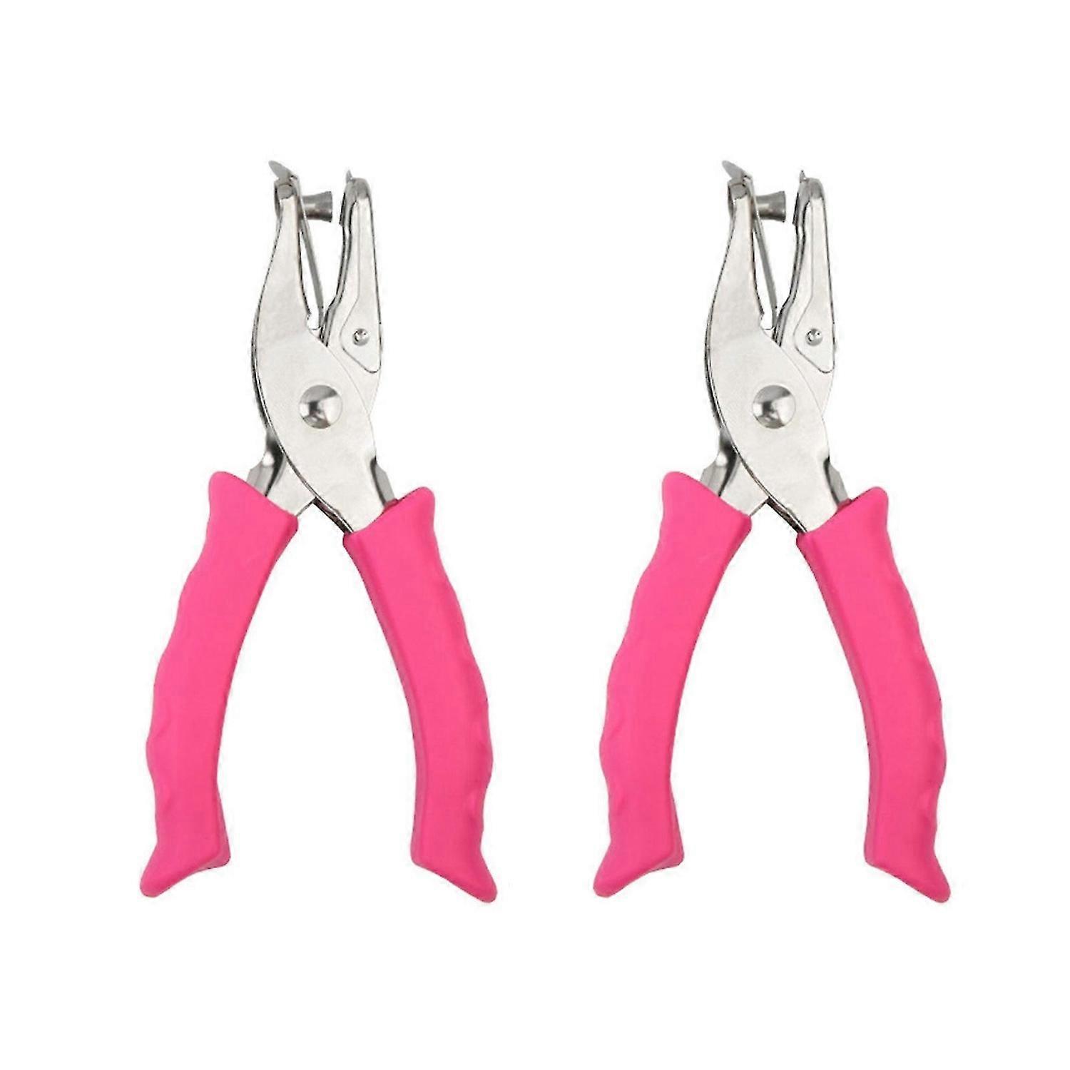 Single Hole Paper Punch Cushion Grip Handheld Circle Hole Punch for Daily Use DIY Art Craft Loose Leaf 8 Sheets Capacity