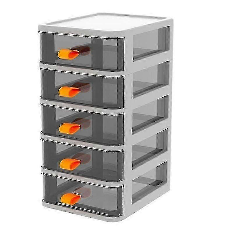 Mini Drawer Storage Drawer Small Drawer 5 Layers Snow White