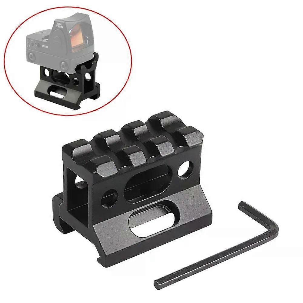 For Flashlight Optics Laser Mounted HuntingRed Dot Scope Riser Rail Mount 1 Inch Height Light Weight Bracket For Hunting For Fla
