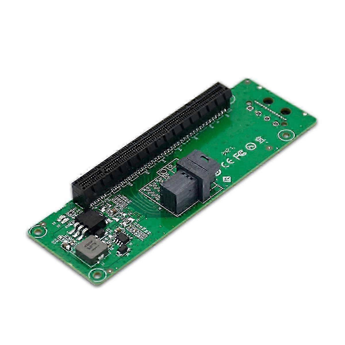 1 Port SFF-8643 to PCIe X16 Slot Adapter for Compatible Devices