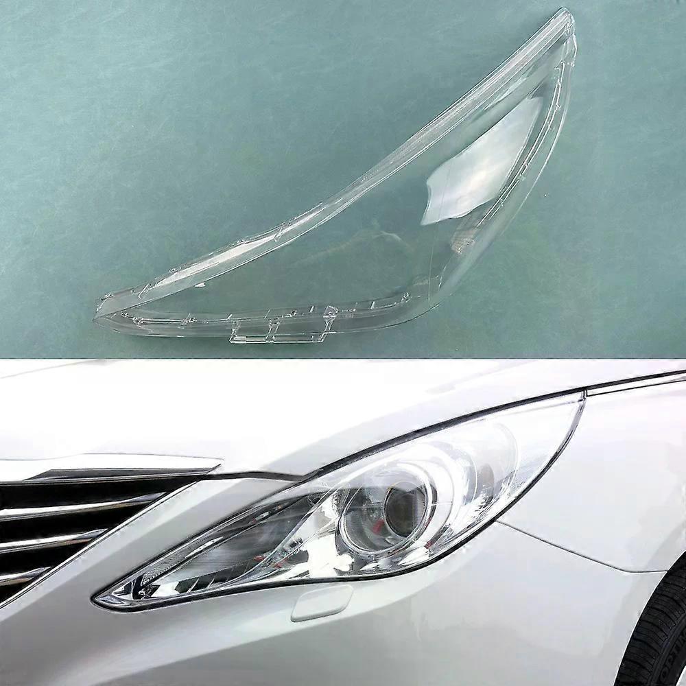 For Hyundai Sonata 2011~2014 Headlight Cover Transparent Headlamp Shell Plexiglass Replace Original Lampshade